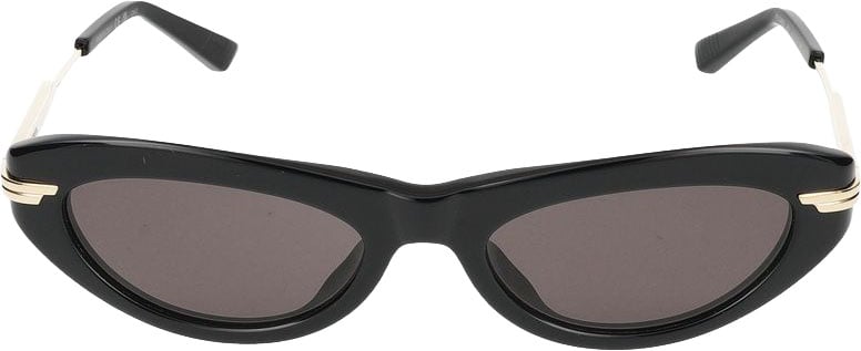 Bottega Veneta Sunglasses BV1368S 001 black gold grey 53/19/140 Grijs