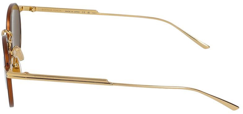 Bottega Veneta Sunglasses Bottega Veneta BV1389S 004 gold gold gold 48/21/140 Groen