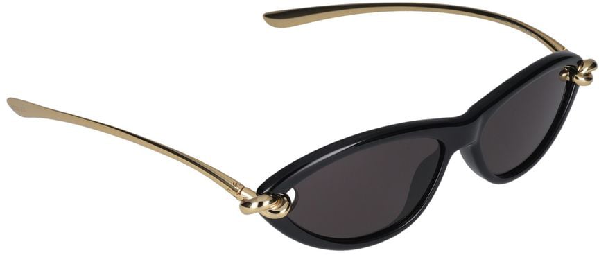 Bottega Veneta Sunglasses Bottega Veneta BV1390S 001 black gold grey 56/14/145 Grijs