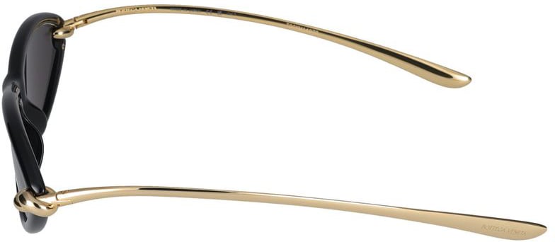 Bottega Veneta Sunglasses Bottega Veneta BV1390S 001 black gold grey 56/14/145 Grijs