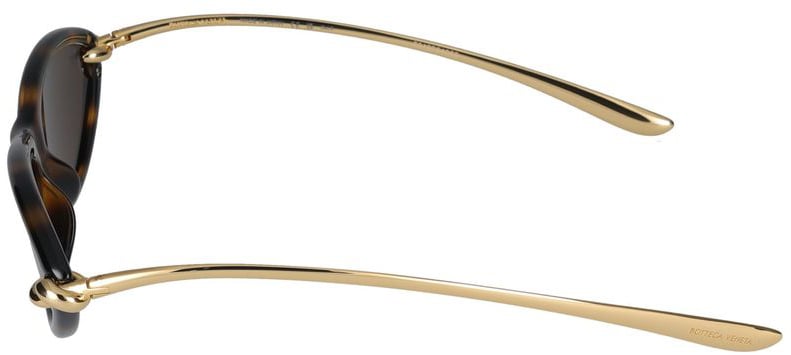 Bottega Veneta Sunglasses BV1390S 002 havana gold brown 56/14/145 Grijs