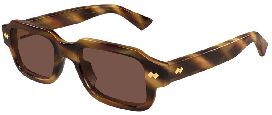Bottega Veneta Bv1442S Linea Intrecciato Sunglasses Zwart
