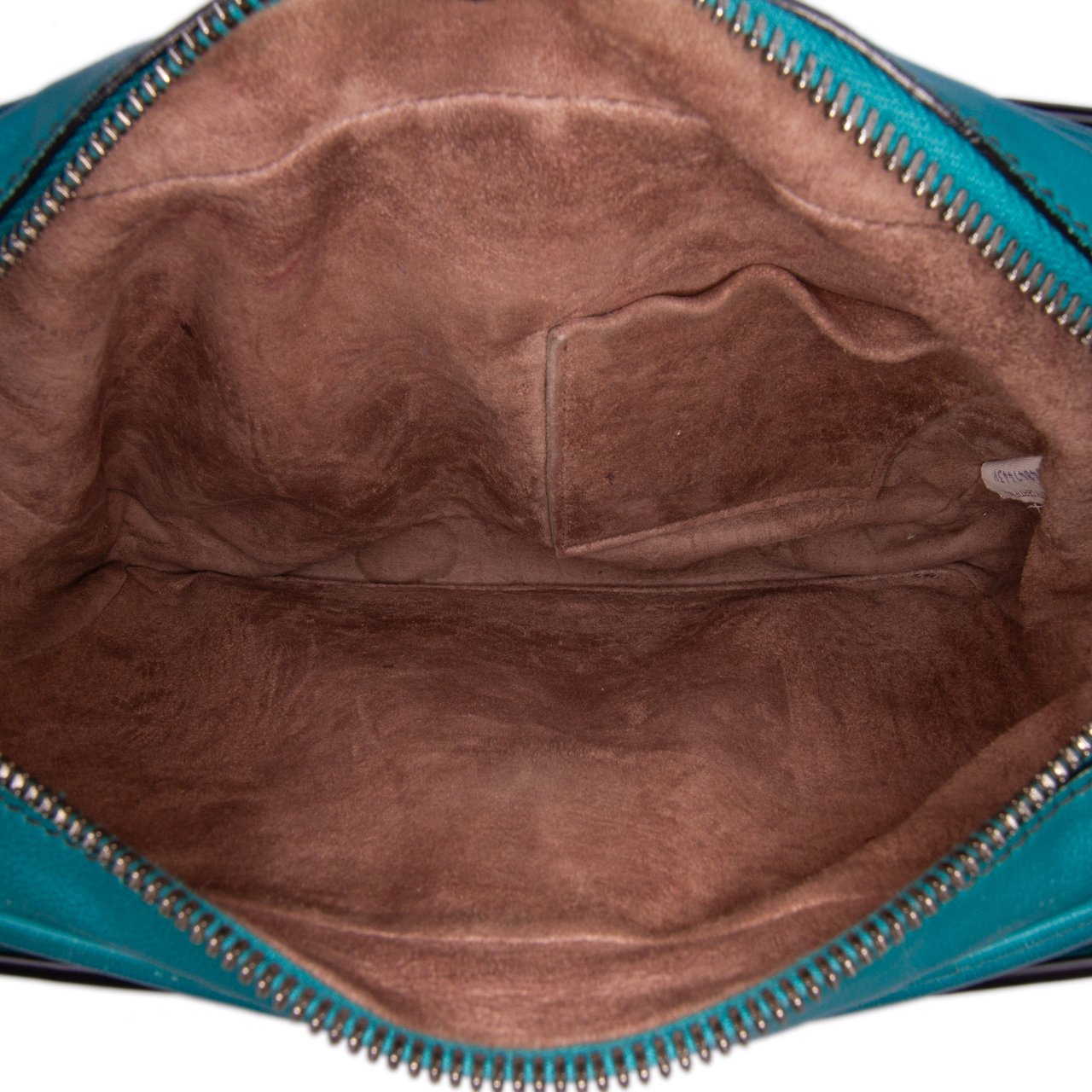 Bottega Veneta Nappa Intrecciato Belt Flap Camera Bag Blauw