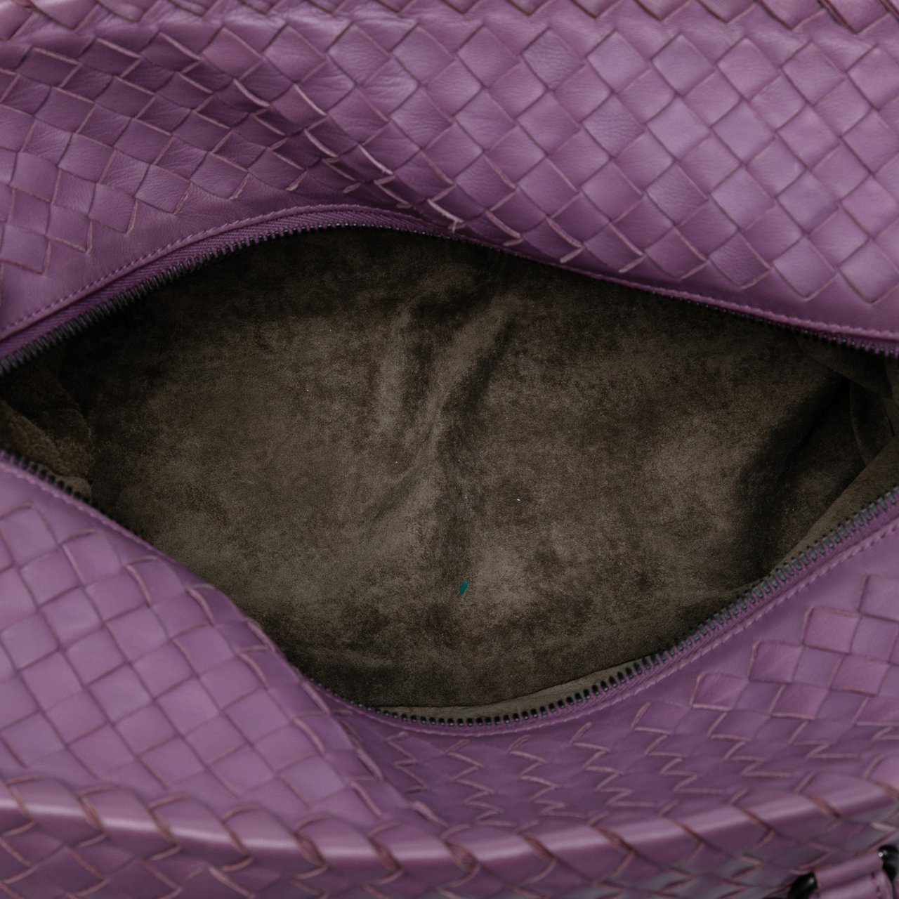 Bottega Veneta Nappa Intrecciato Brick Tote Paars