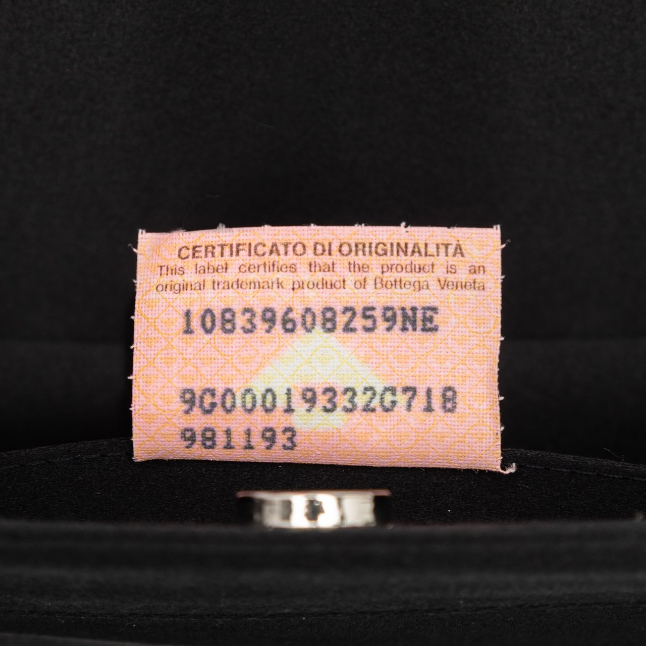 Bottega Veneta Satin and Velvet Geometric Handbag Zwart