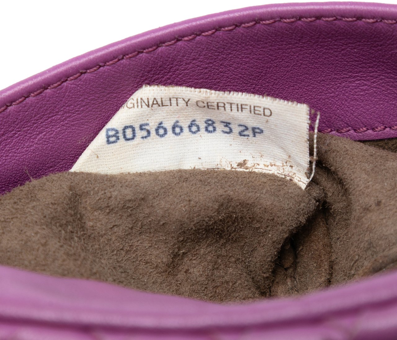 Bottega Veneta Mini Nappa Intrecciato Expandable Chain Flap Crossbody Paars