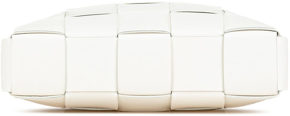Bottega Veneta Nappa Intrecciato Cassette Messenger Wit