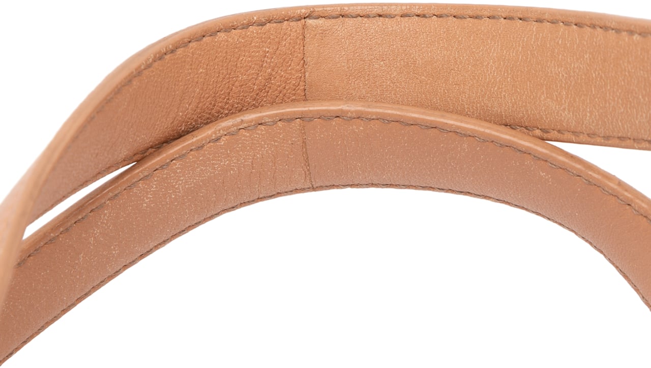 Bottega Veneta Nappa Intrecciato Montaigne Shoulder Bag Bruin