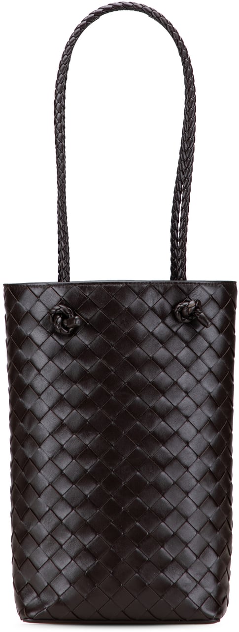 Bottega Veneta Mini Nappa Intrecciato Tote Bruin