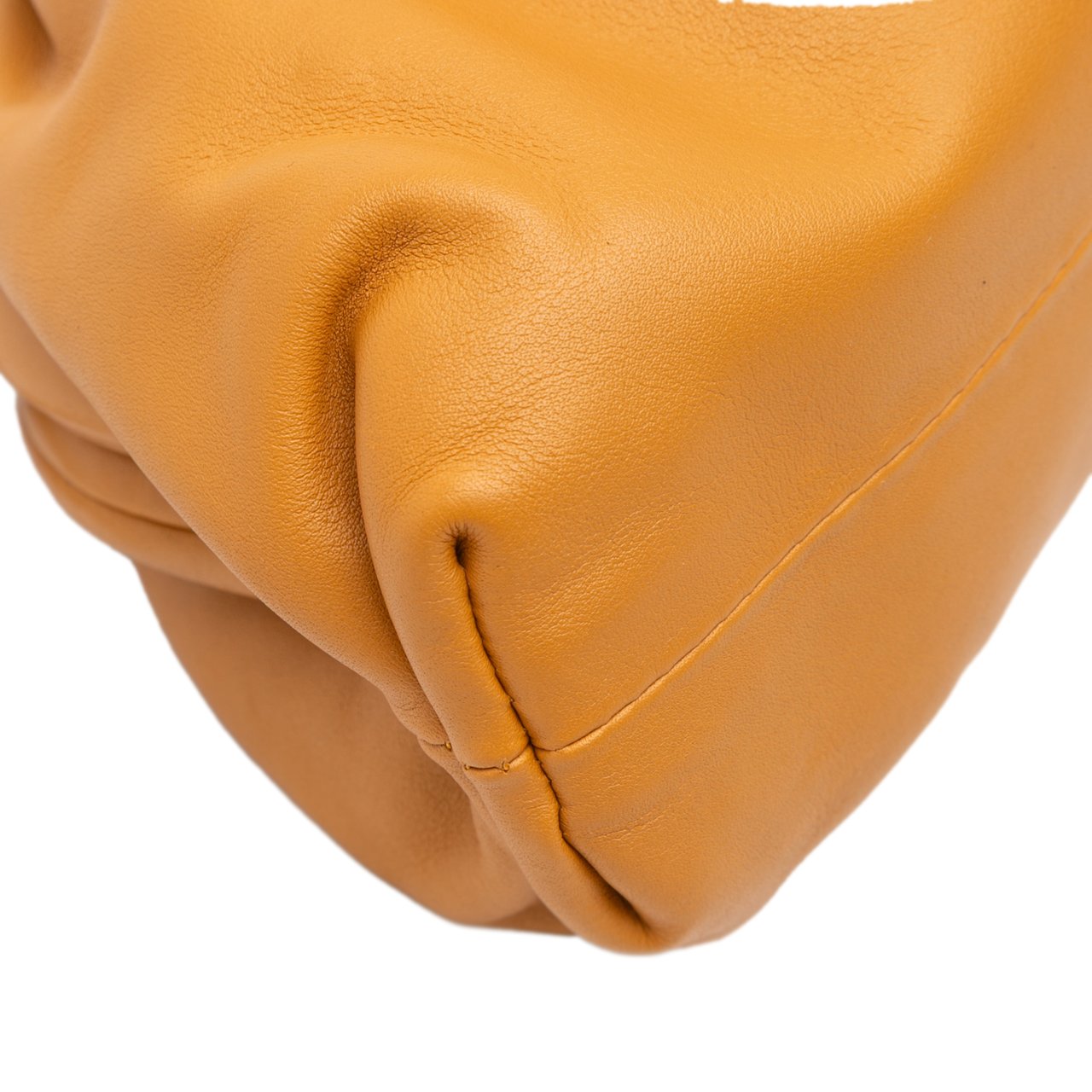 Bottega Veneta Lambskin The Mini Pouch Crossbody Bruin