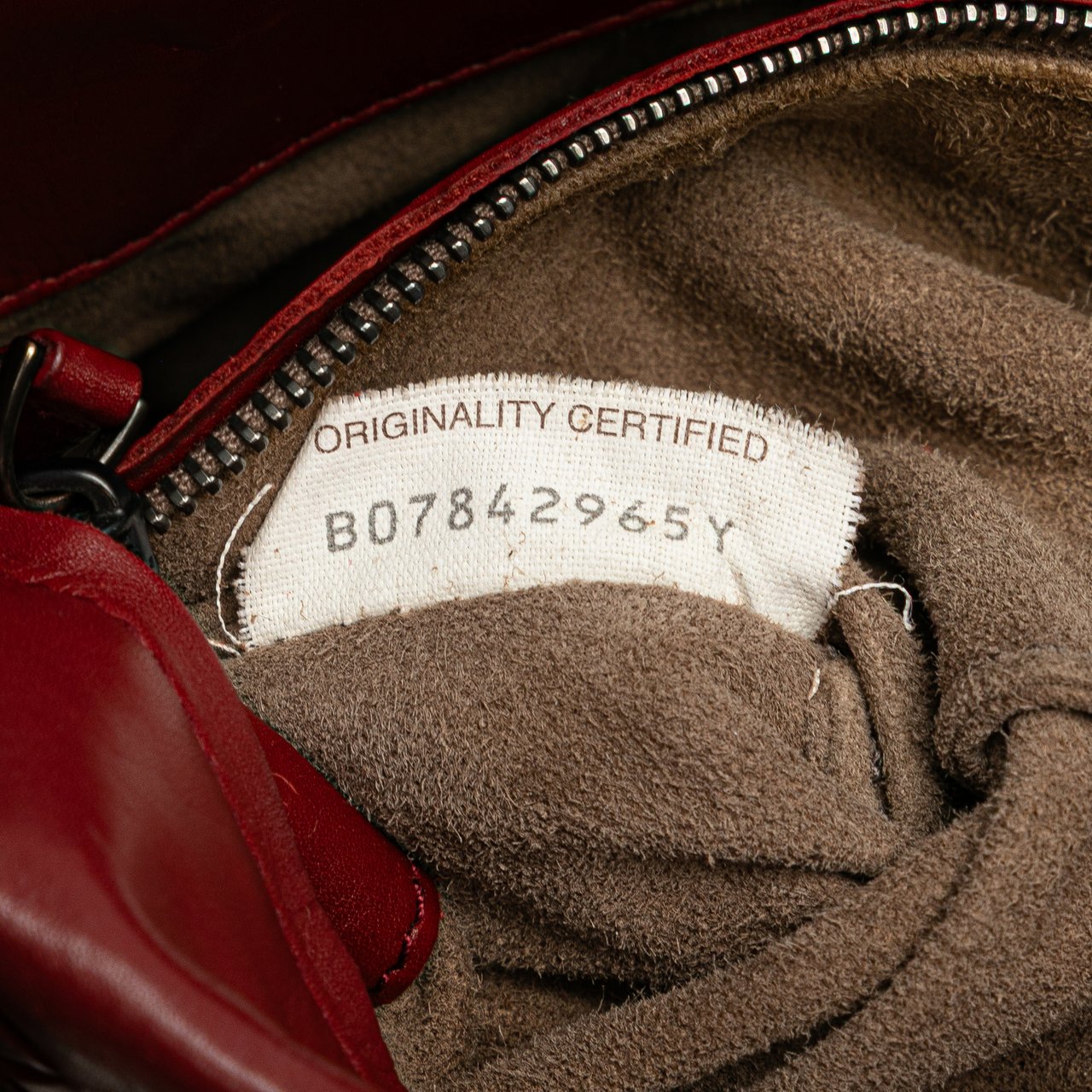 Bottega Veneta Mini Nappa Intrecciato Roma Satchel Rood