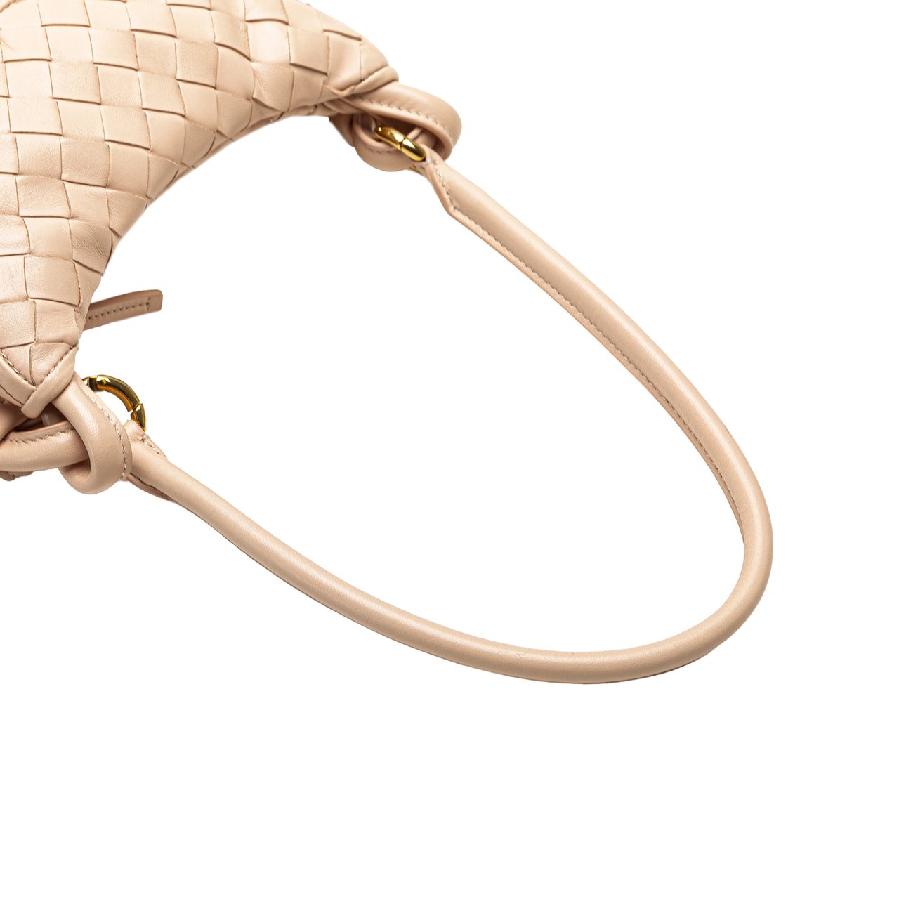 Bottega Veneta Small Nappa Intrecciato Gemelli Hobo Roze