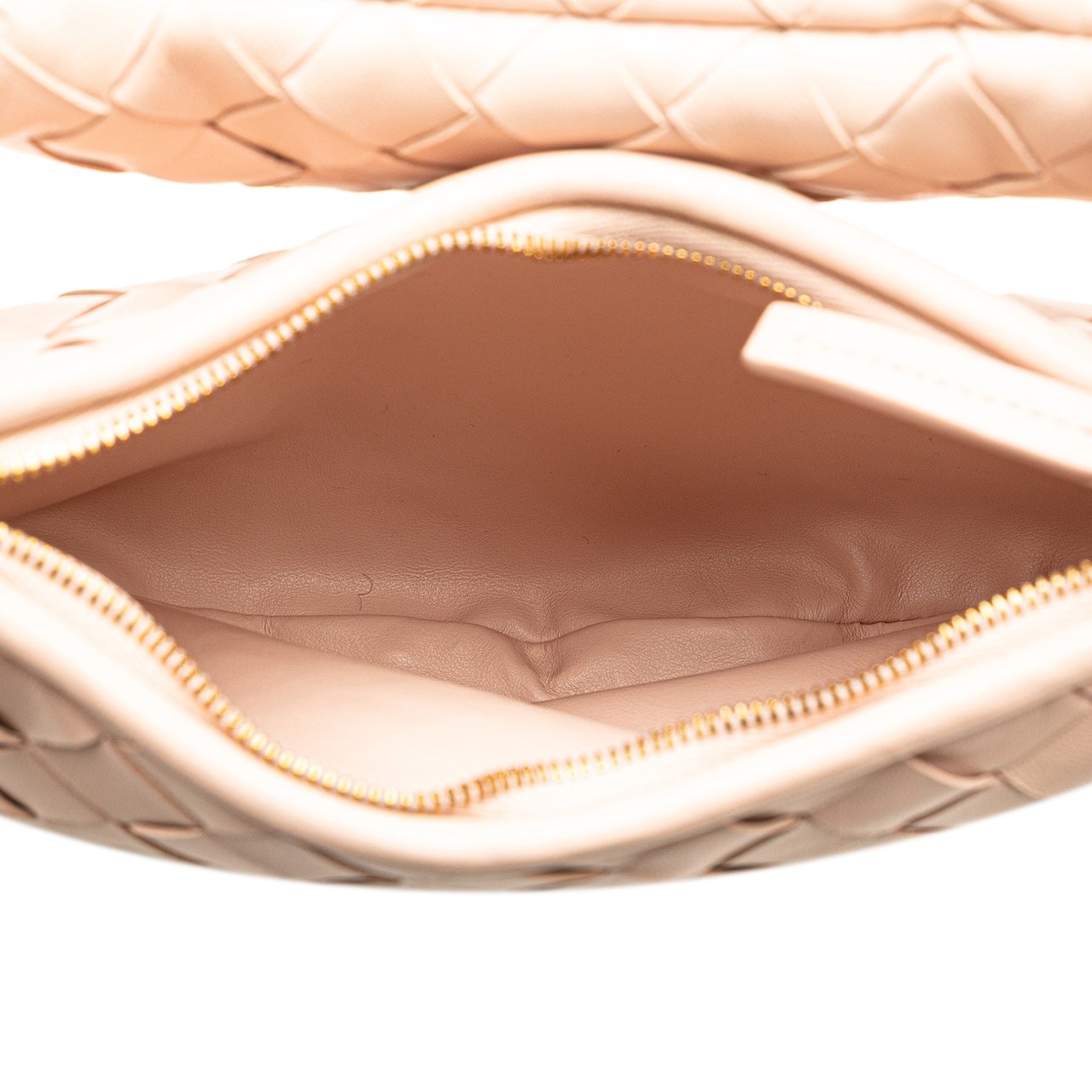 Bottega Veneta Small Nappa Intrecciato Gemelli Hobo Roze