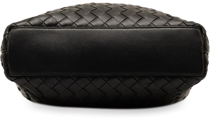 Bottega Veneta Intrecciato Nappa Slot North South Tote Zwart