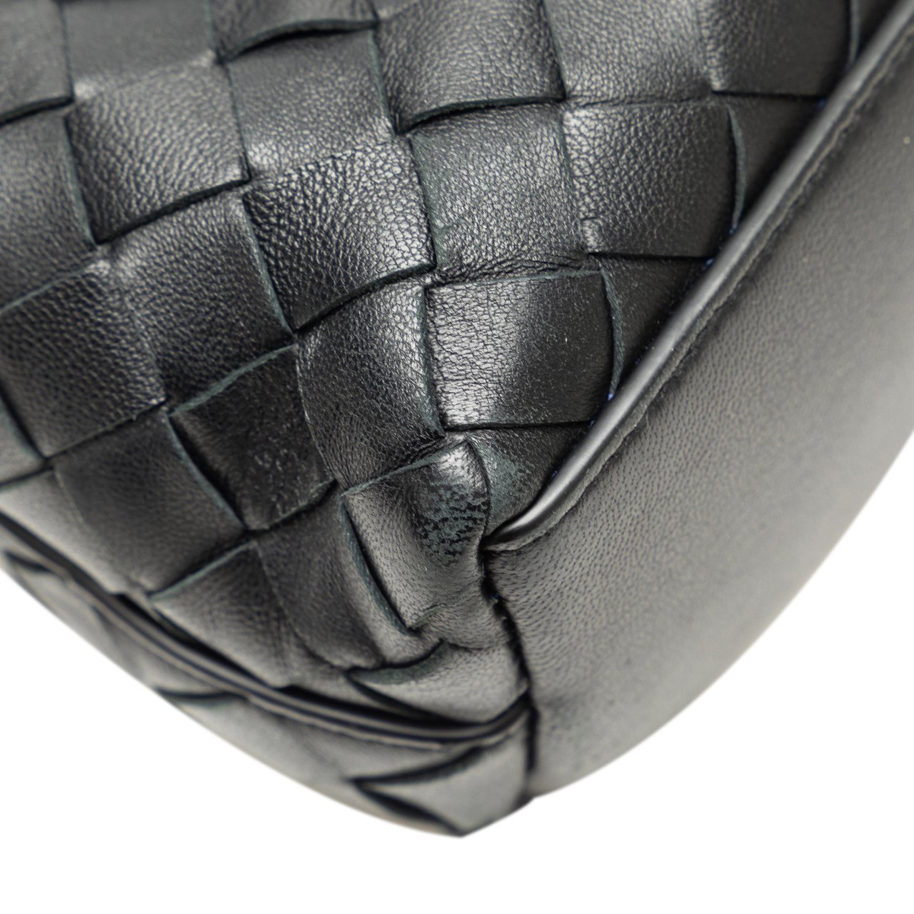 Bottega Veneta Intrecciato Nappa Slot North South Tote Zwart