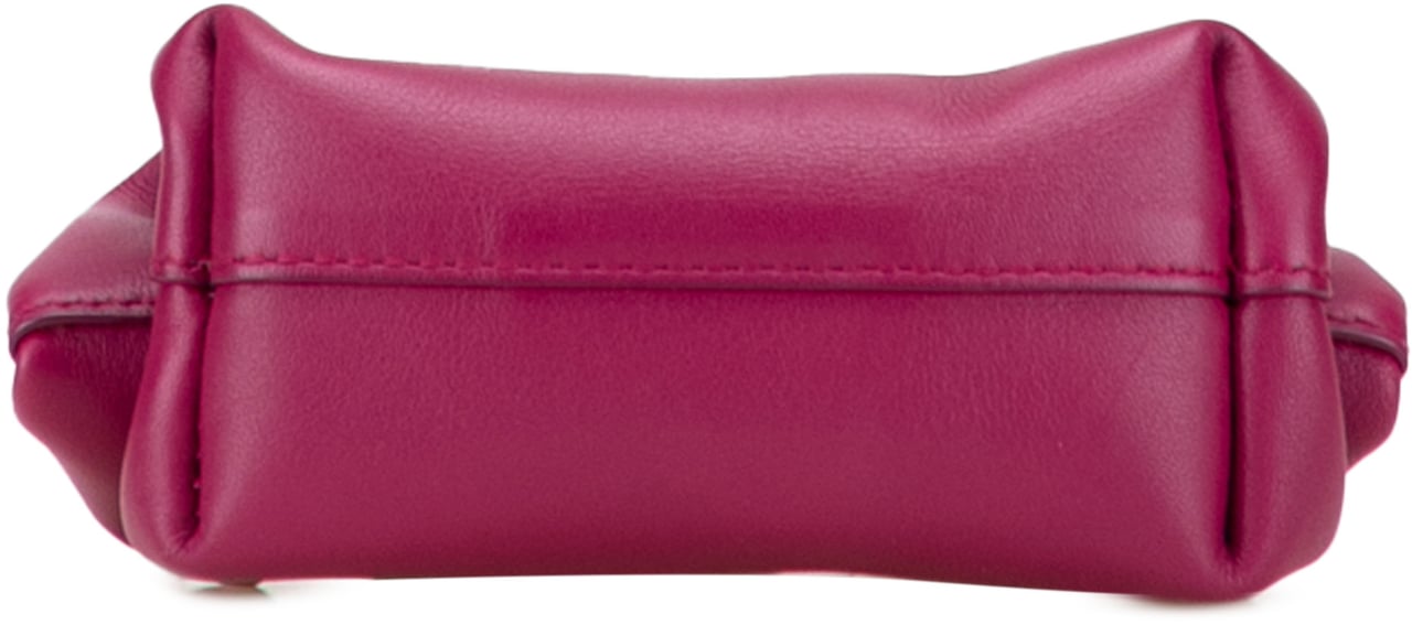 Bottega Veneta Leather Point Coin Purse Satchel Roze