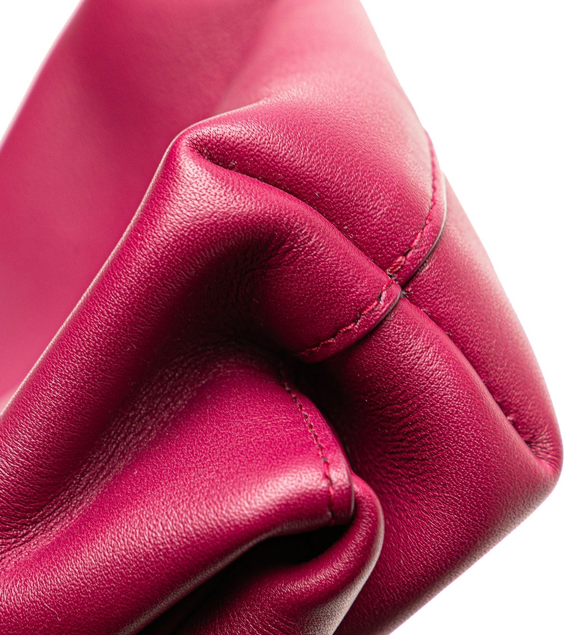 Bottega Veneta Leather Point Coin Purse Satchel Roze