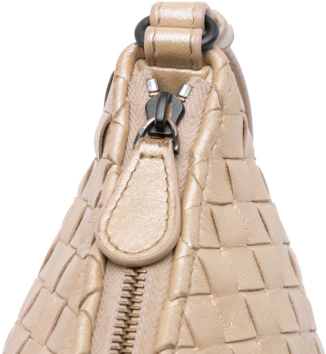 Bottega Veneta Nappa Intrecciato Crossbody Goud