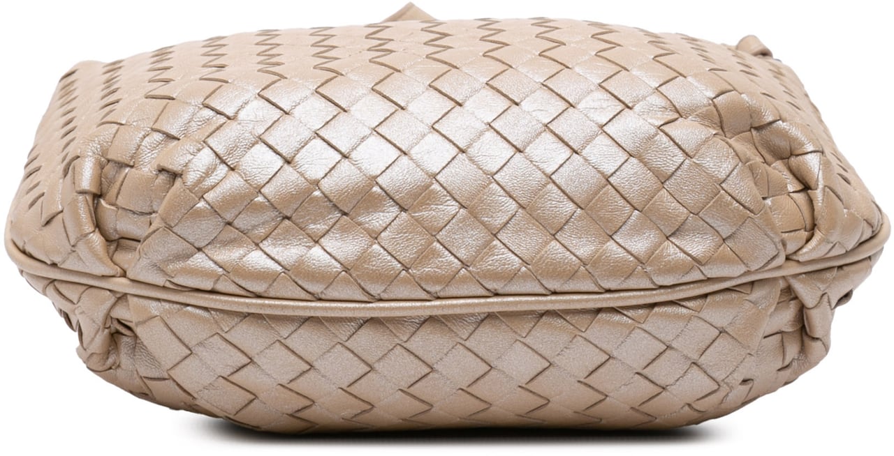 Bottega Veneta Nappa Intrecciato Crossbody Goud