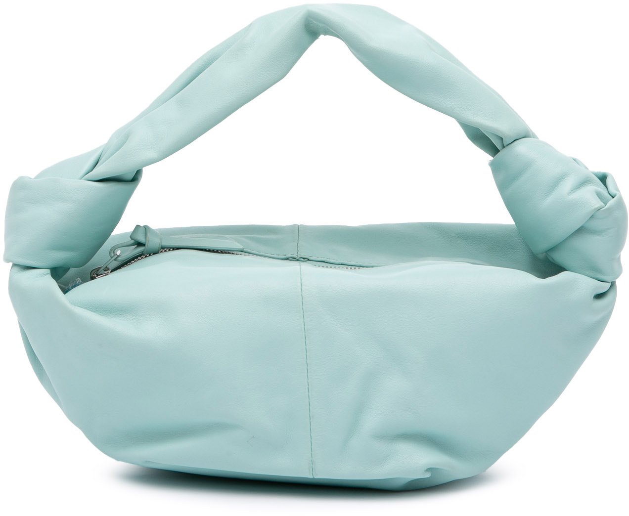 Bottega Veneta Mini Calfskin Double Knot Bag Blauw