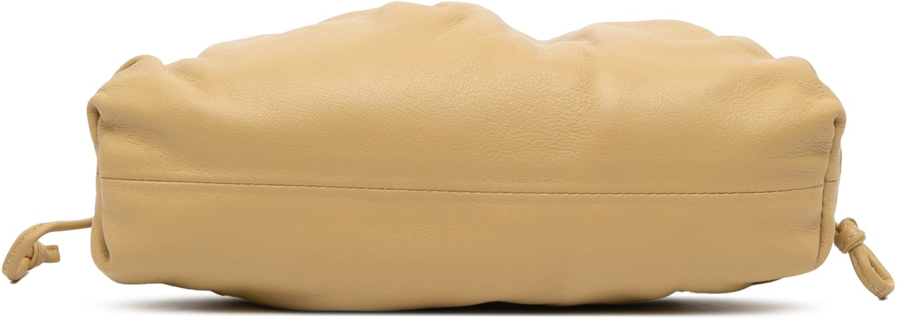 Bottega Veneta Lambskin The Mini Pouch Crossbody Bruin