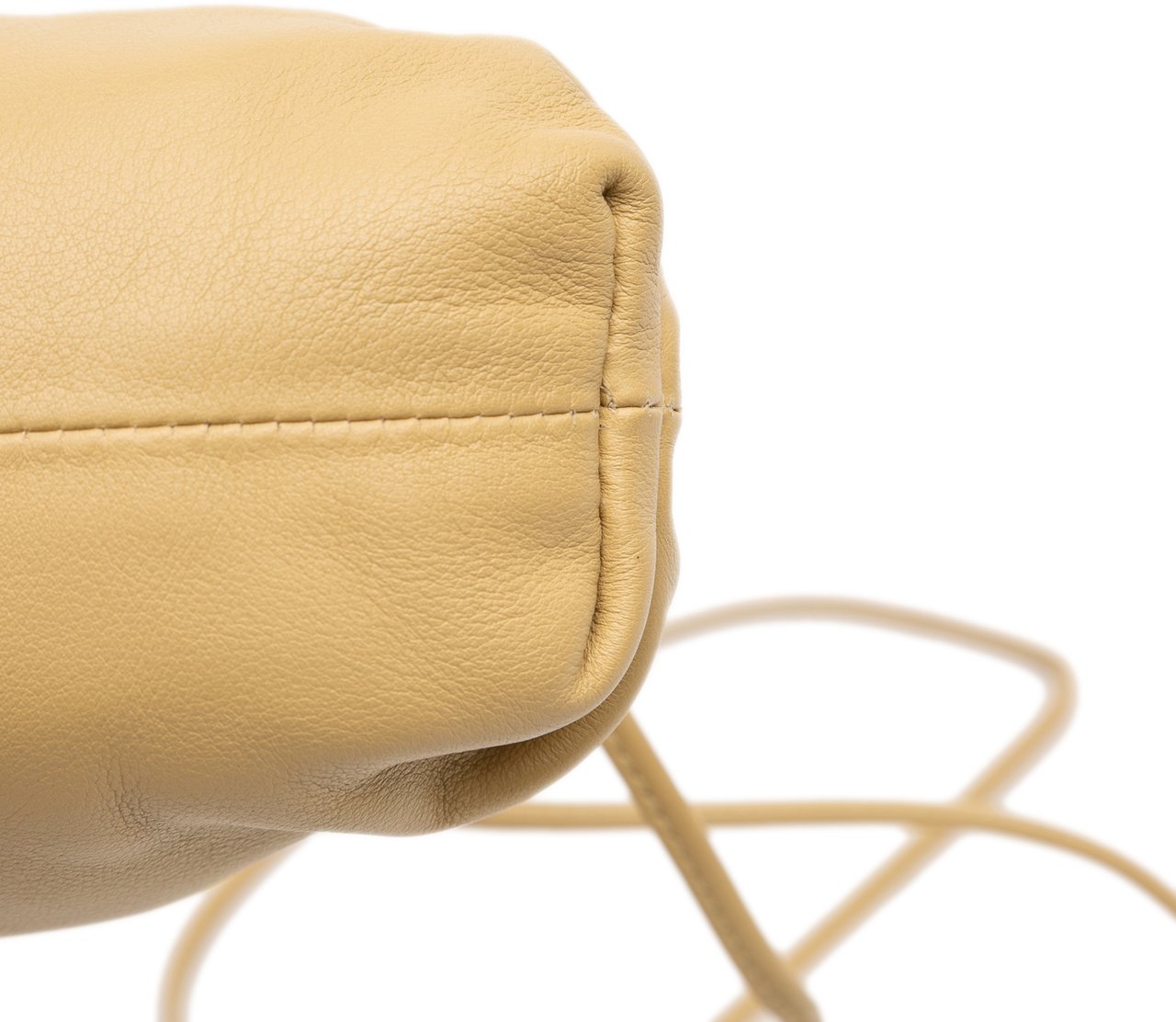 Bottega Veneta Lambskin The Mini Pouch Crossbody Bruin