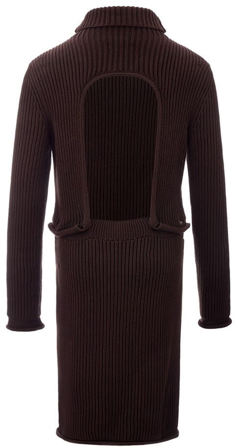 Bottega Veneta Brown Viscose Casual Dress Bruin
