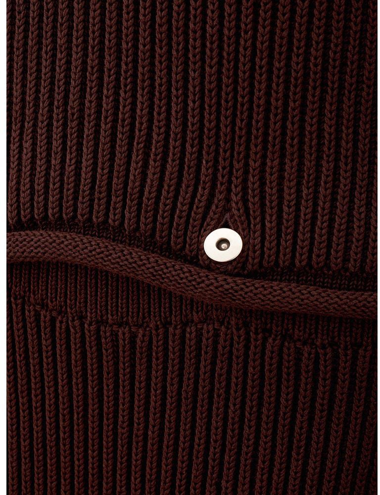 Bottega Veneta Brown Viscose Casual Dress Bruin