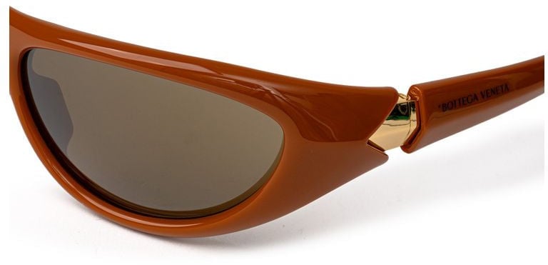 Bottega Veneta Brown Acetate Sunglasses Bruin