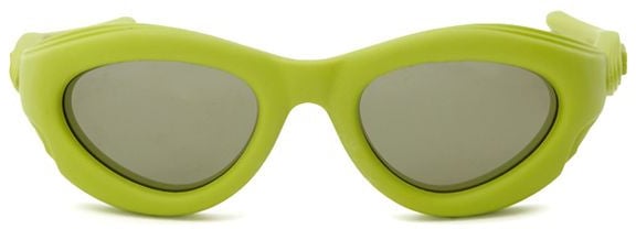 Bottega Veneta Bottega Veneta Yellow Acetate Sunglasses Geel