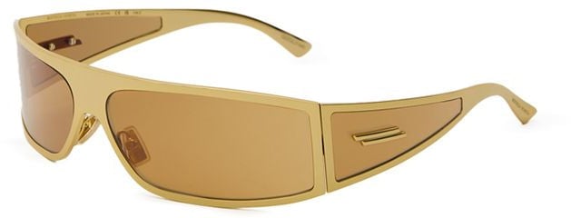 Bottega Veneta Bottega Veneta Gold Metal Sunglasses Goud