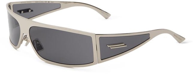 Bottega Veneta Bottega Veneta Gray Metal Sunglasses Grijs