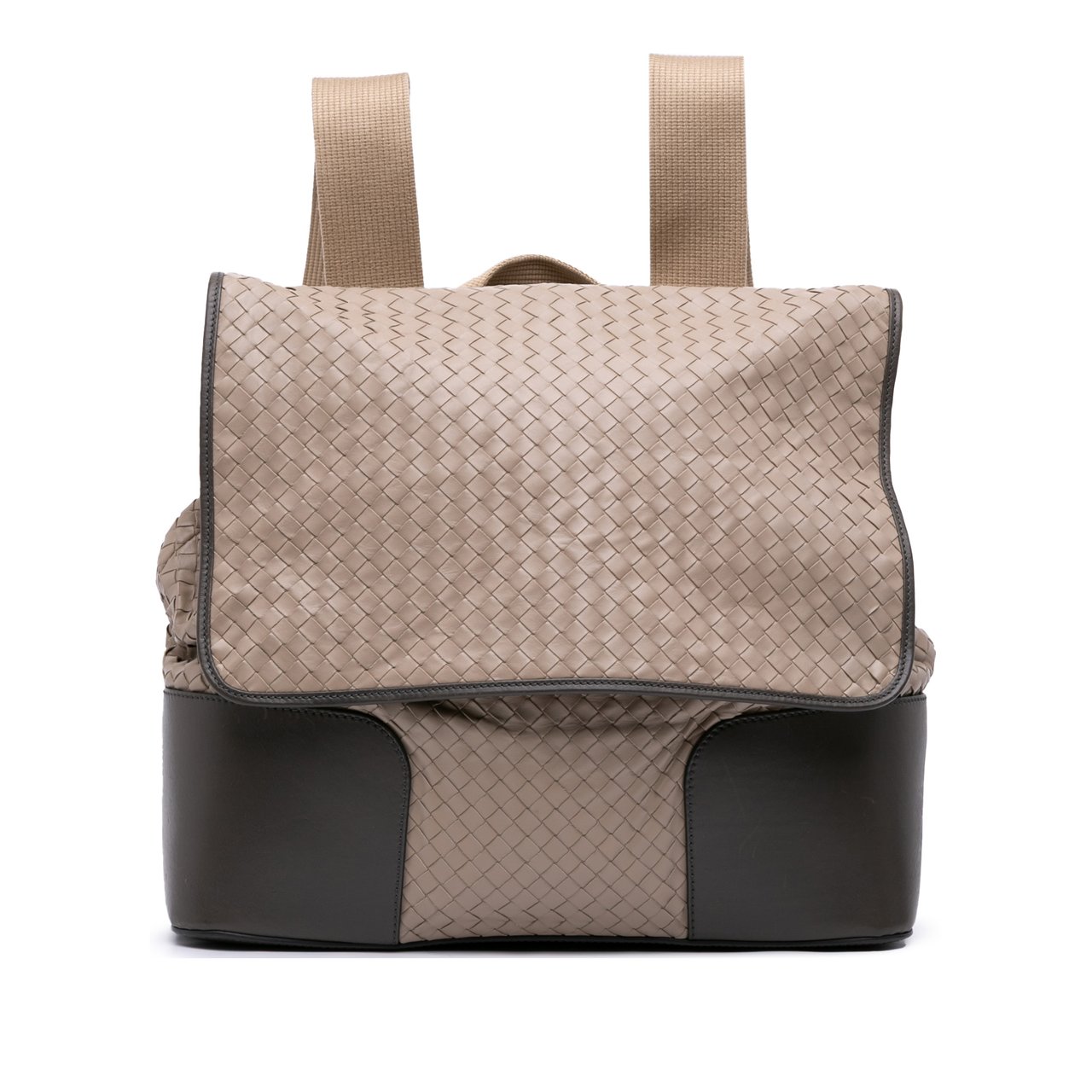 Bottega Veneta Nappa Intrecciato Backpack Bruin