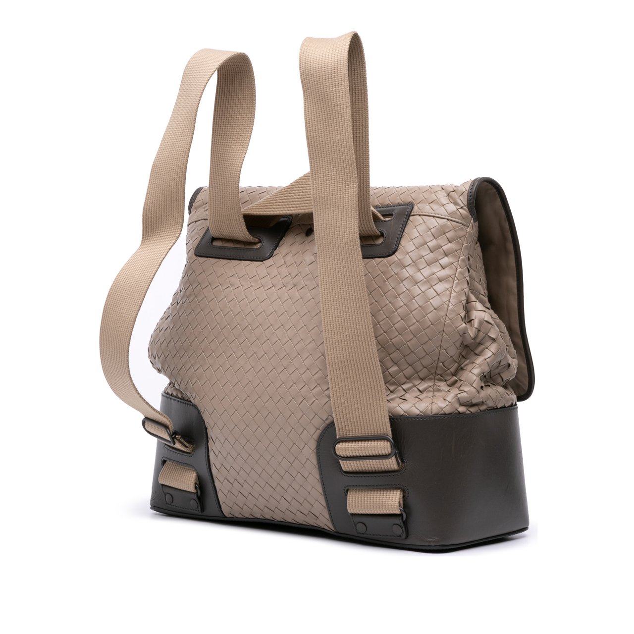 Bottega Veneta Nappa Intrecciato Backpack Bruin
