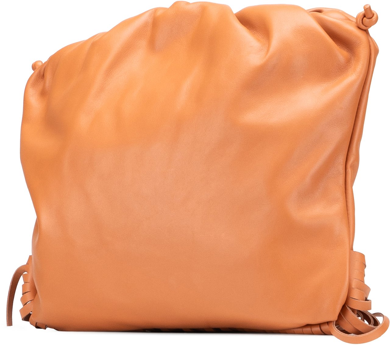 Bottega Veneta Nappa The Fringe Pouch Bruin
