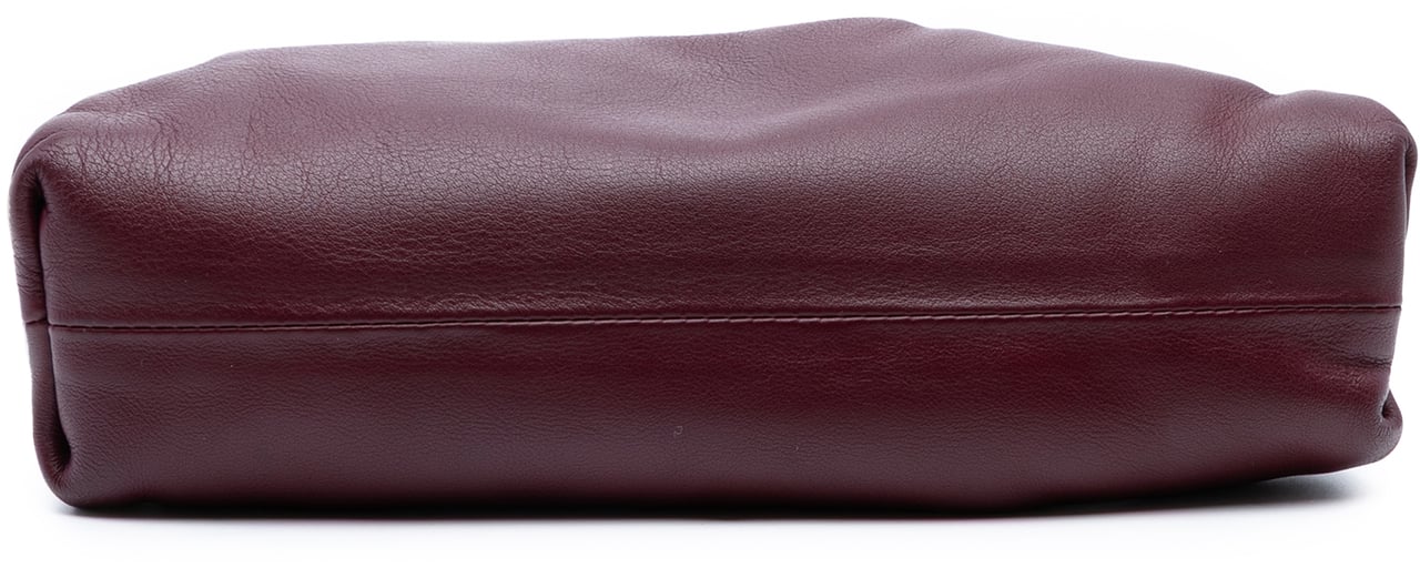 Bottega Veneta Lambskin The Mini Pouch Crossbody Rood