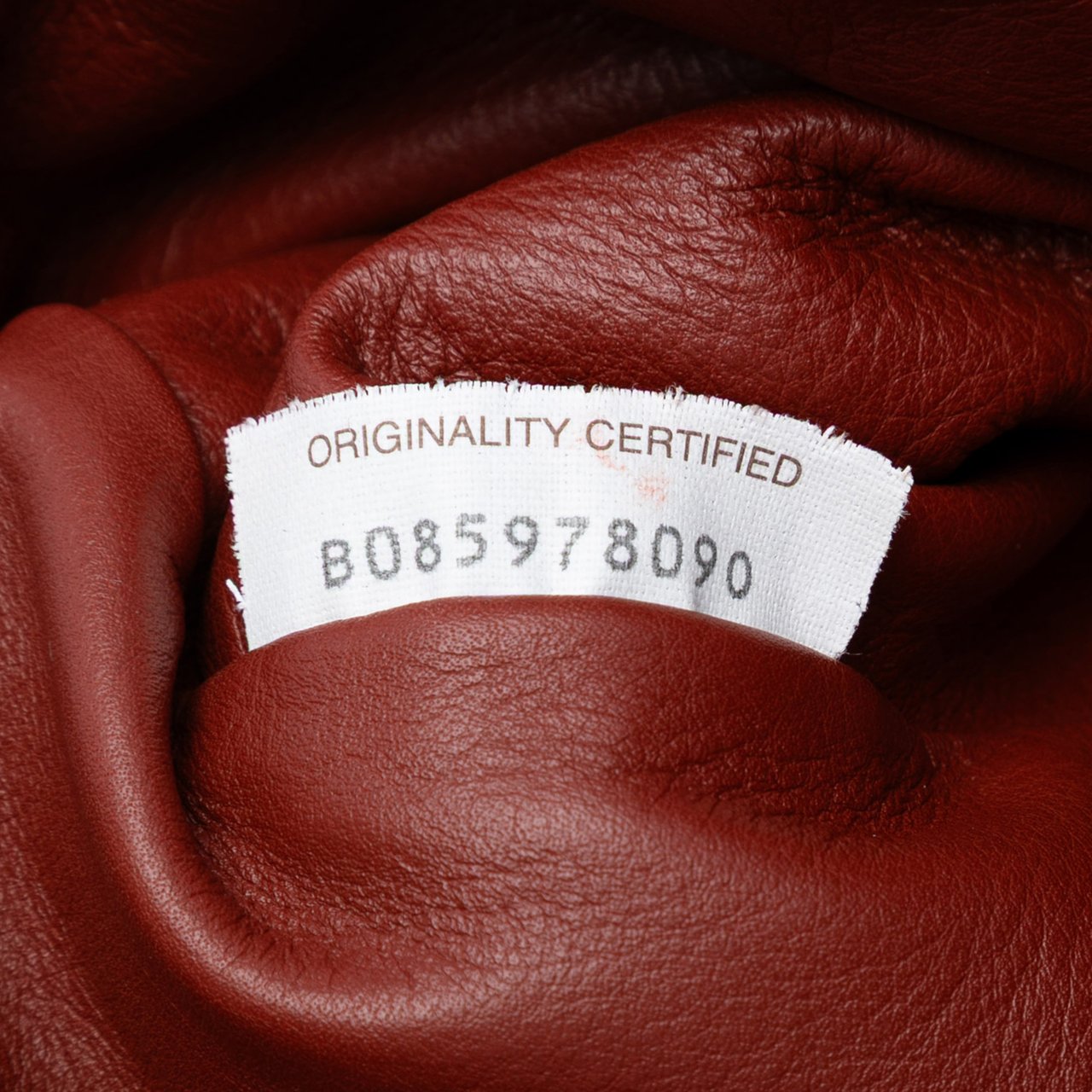 Bottega Veneta Teen Lambskin Pouch Rood