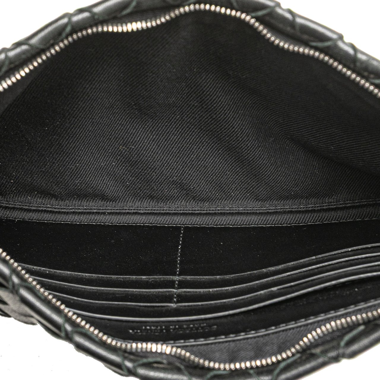 Bottega Veneta Nappa Intrecciato Clutch Zwart