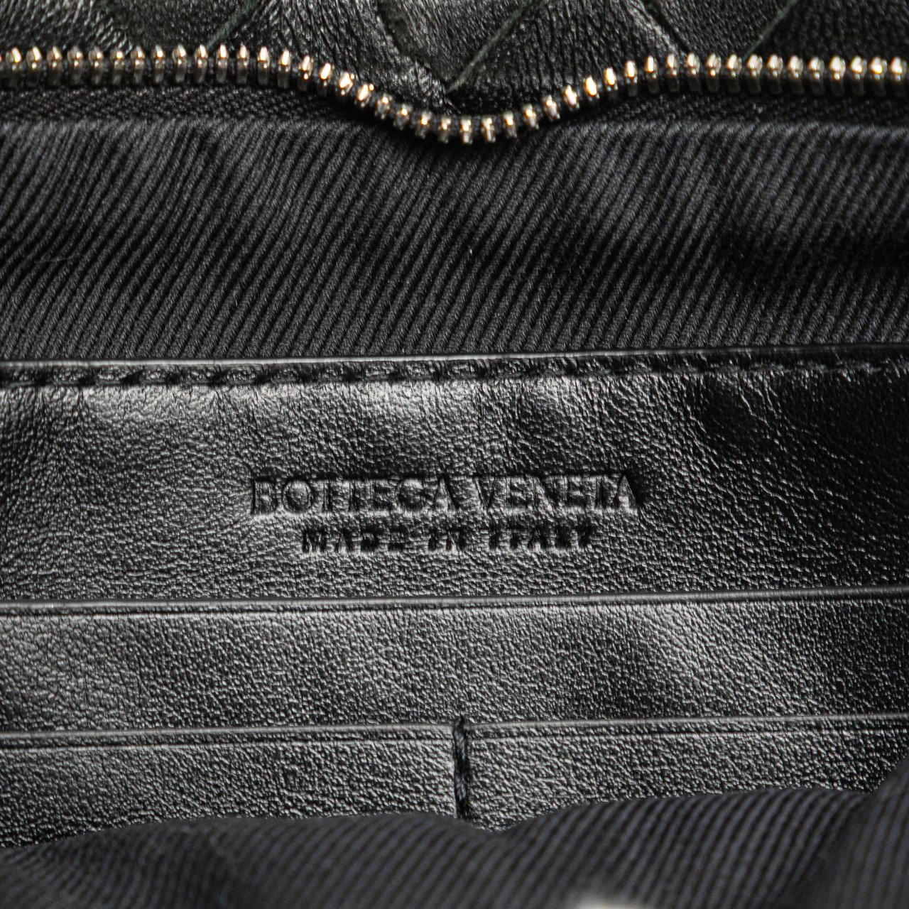 Bottega Veneta Nappa Intrecciato Clutch Zwart