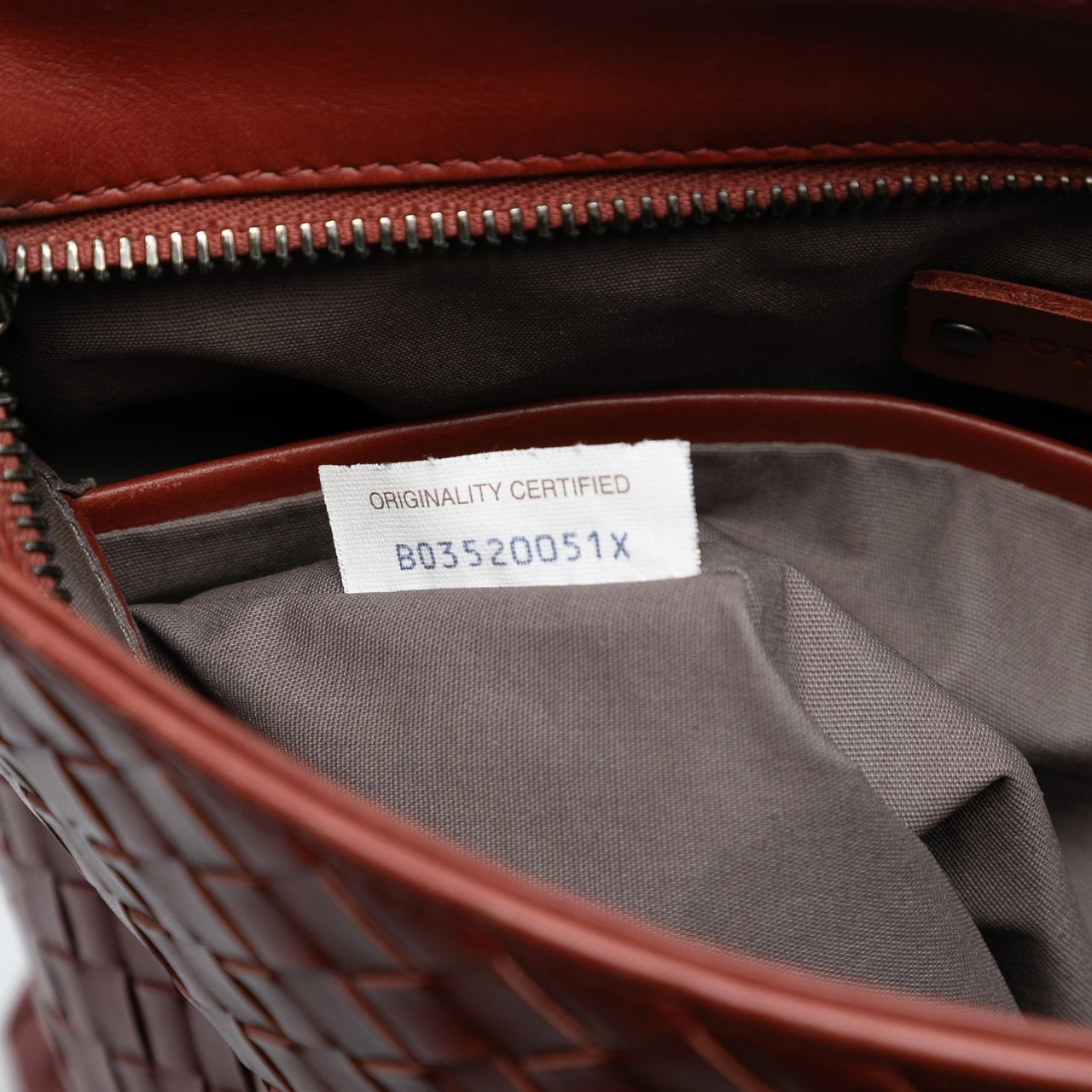 Bottega Veneta Nappa Intrecciato Crossbody Rood