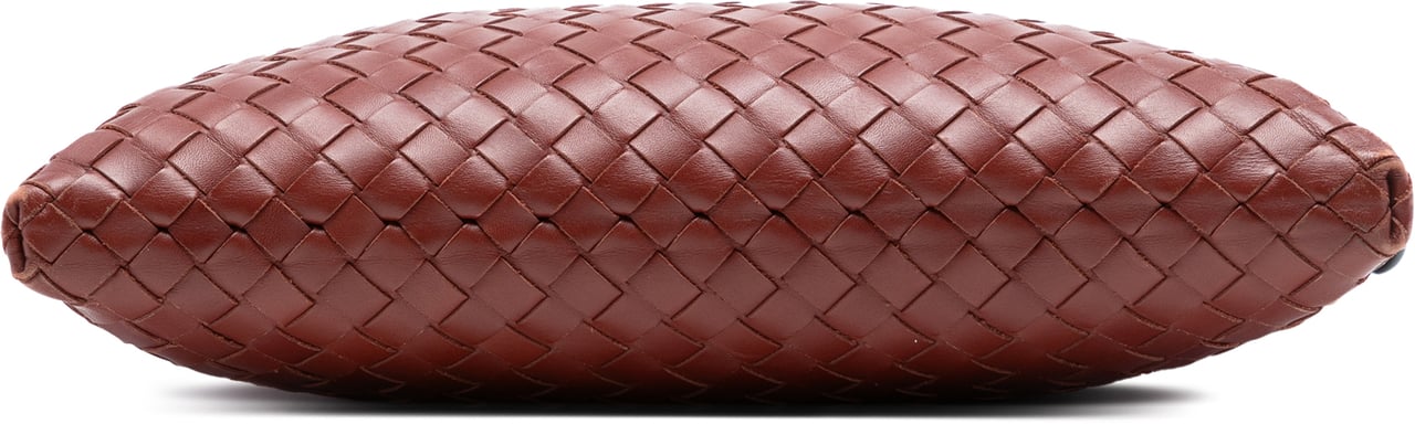 Bottega Veneta Nappa Intrecciato Crossbody Rood