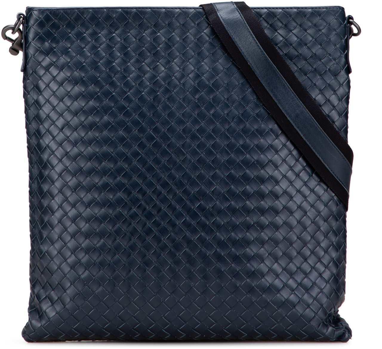 Bottega Veneta Nappa Intrecciato VN Crossbody Blauw