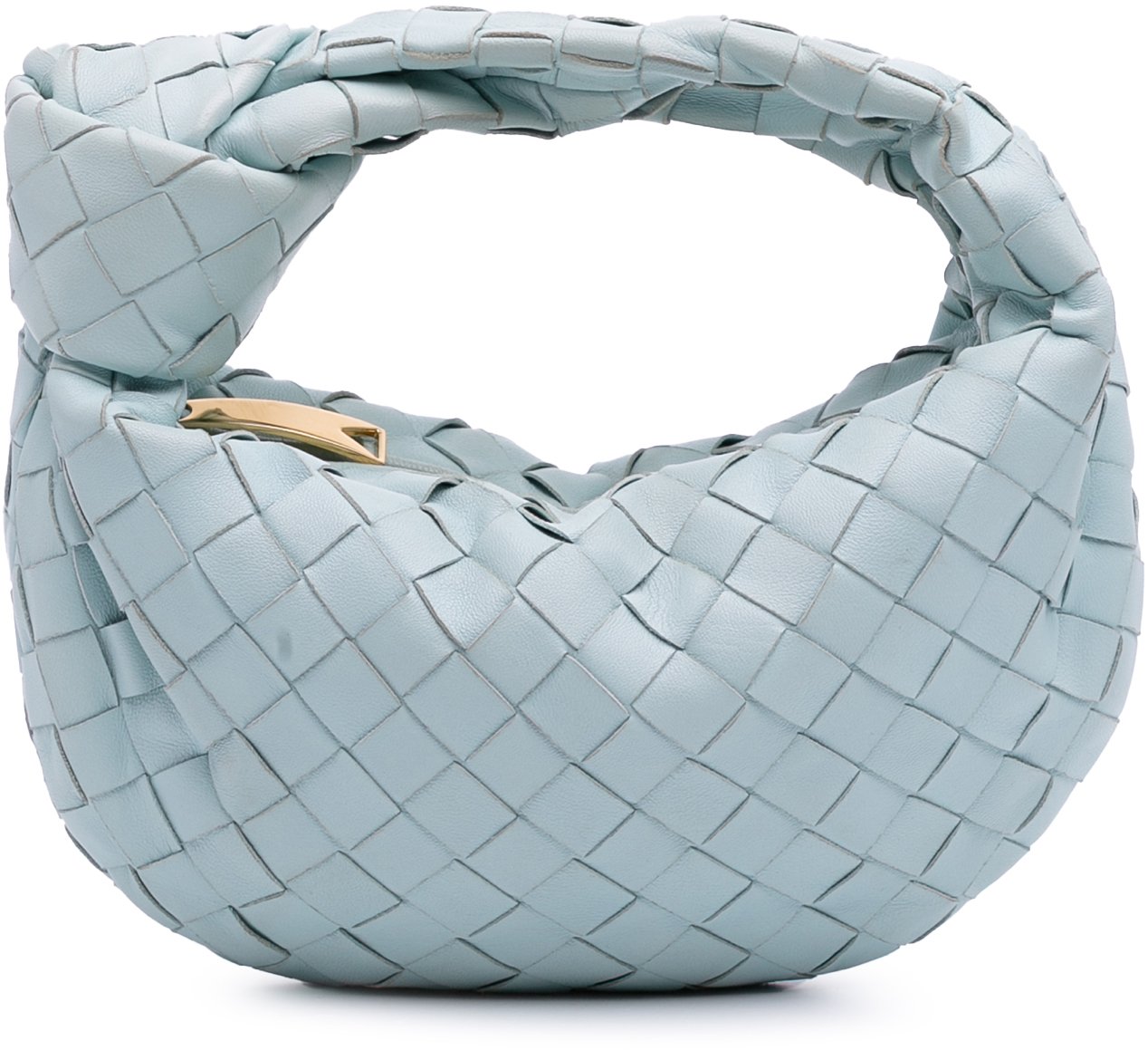 Bottega Veneta Mini Nappa Intrecciato Jodie Blauw