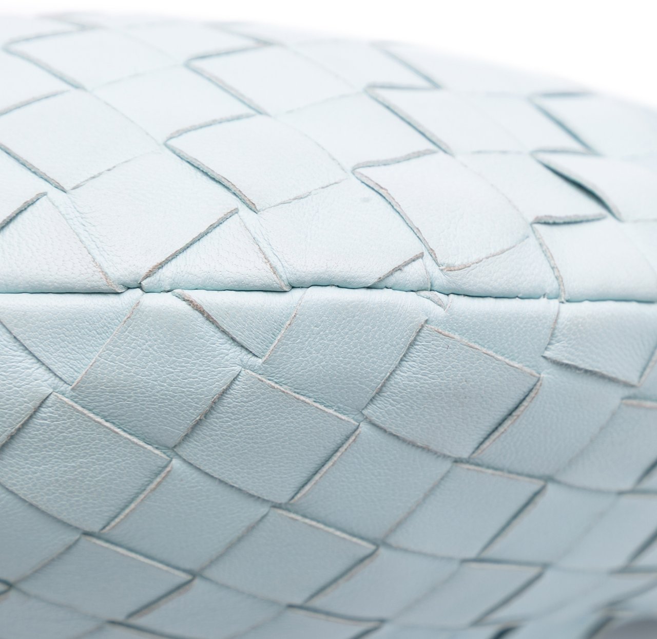 Bottega Veneta Mini Nappa Intrecciato Jodie Blauw