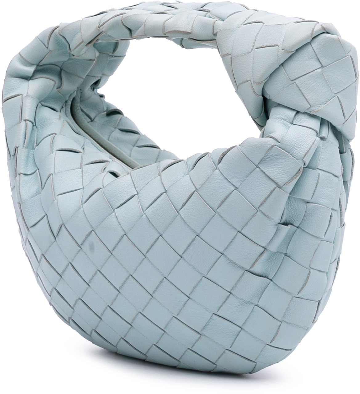 Bottega Veneta Mini Nappa Intrecciato Jodie Blauw