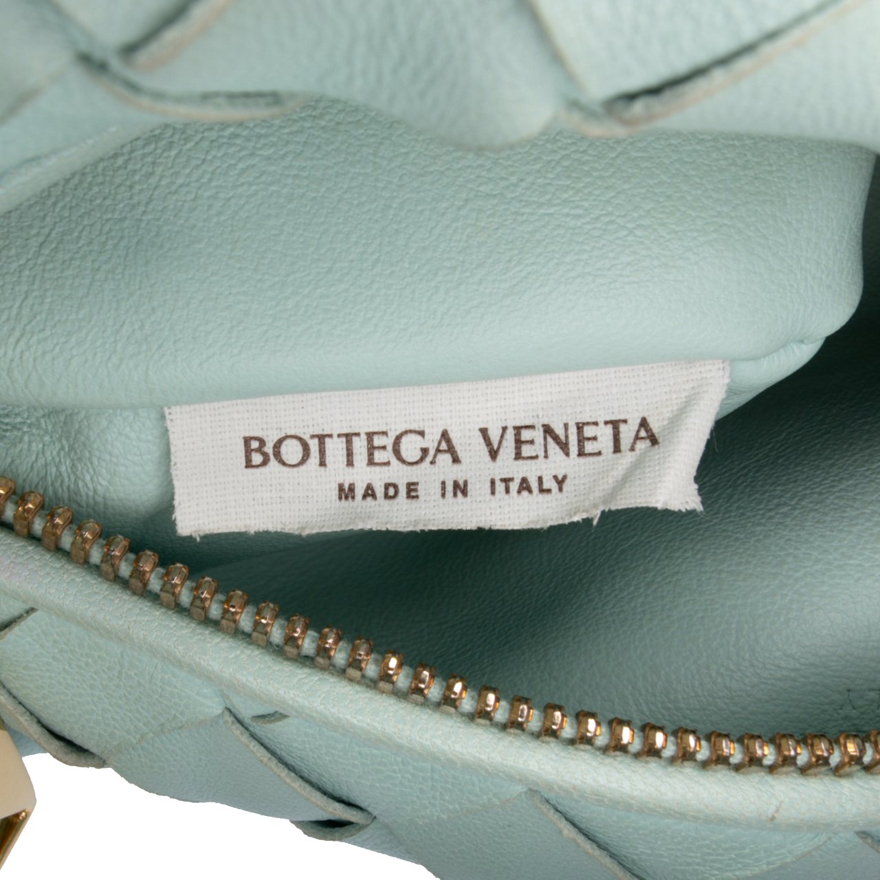 Bottega Veneta Mini Nappa Intrecciato Jodie Blauw