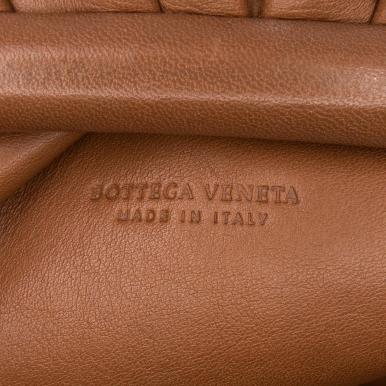 Bottega Veneta Lambskin The Mini Pouch Bruin