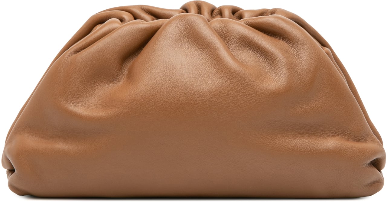 Bottega Veneta Lambskin The Mini Pouch Bruin