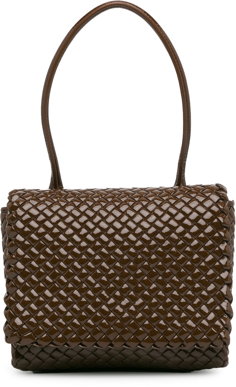 Bottega Veneta Intrecciato Patent Patti Bruin