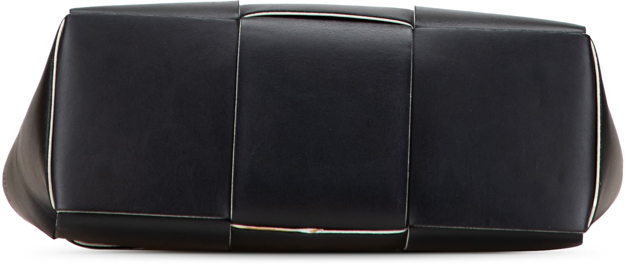 Bottega Veneta Small Nappa Maxi Intrecciato Arco Tote Zwart